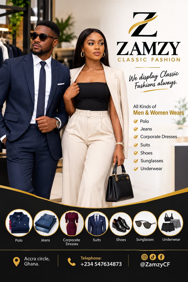 AI Flyers and Designs sample — Fashion flyer